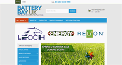 Desktop Screenshot of batterybayuk.co.uk